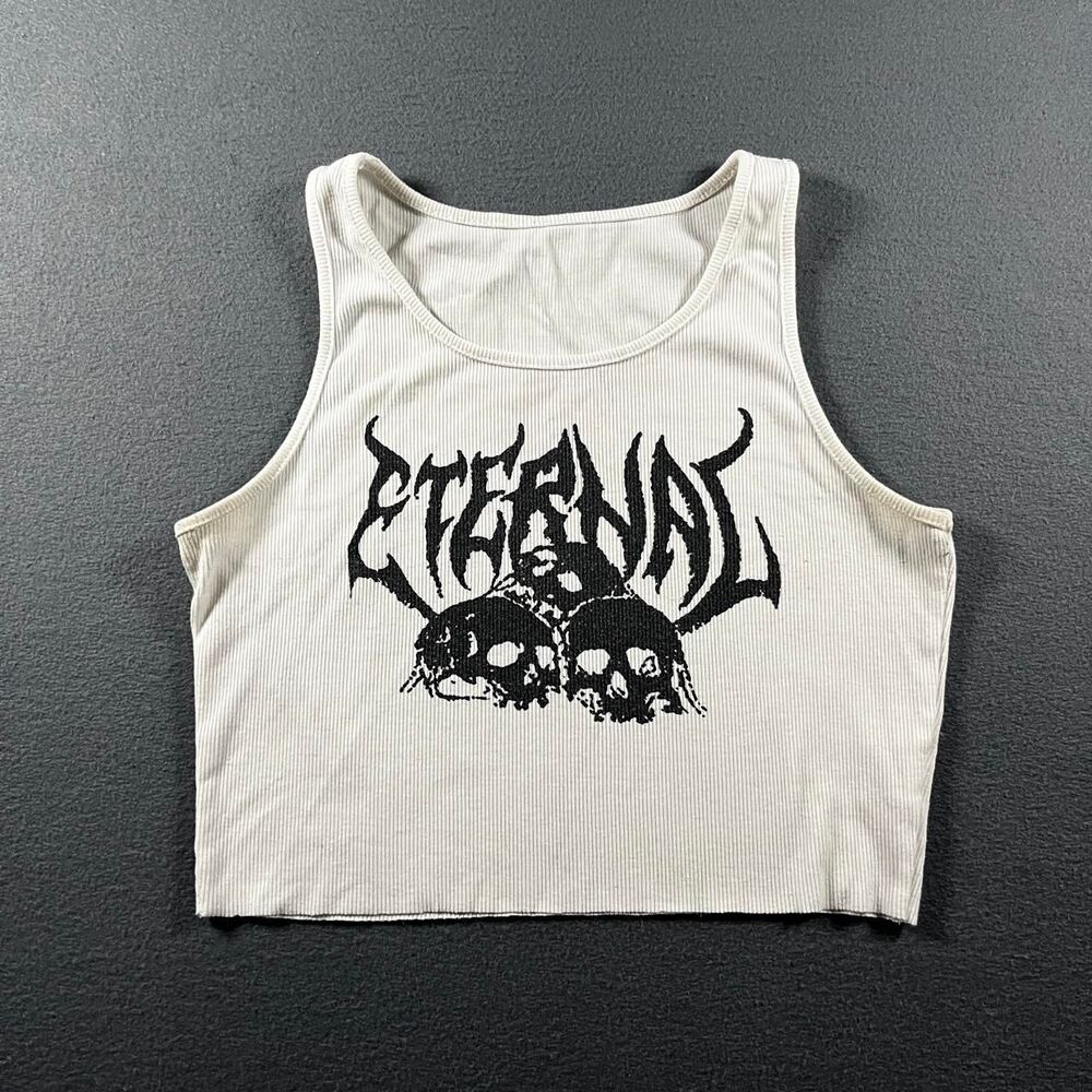 Unbranded Women's White and Black Vest